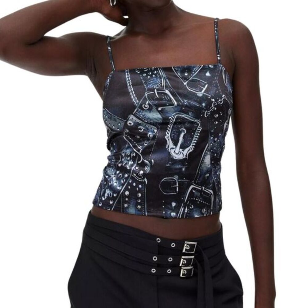 Silence + Noise Beck Apron Open Back Tank Top